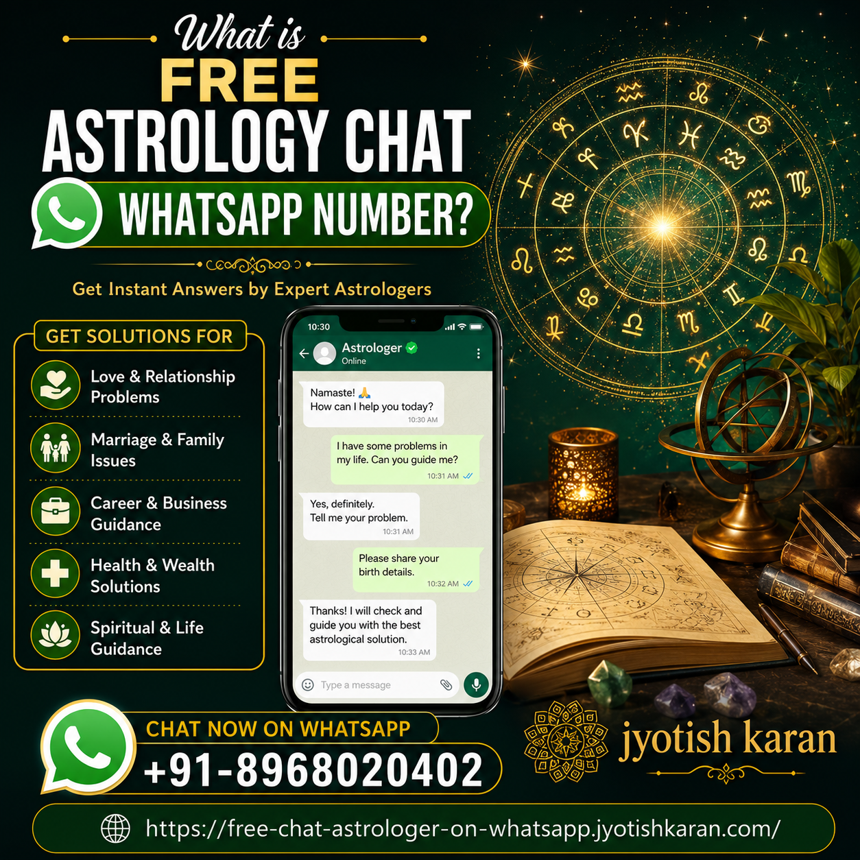 Benefits of Free Astrology Chat on WhatsApp - Astrologer in New Delhi